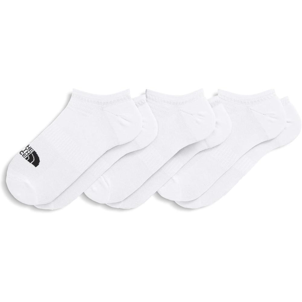 imageTHE NORTH FACE Multisport Invisible Sock 3pack Breathable No Show Socks for Men ampamp Women Light Cushion ampamp Ribbed CuffTnf White