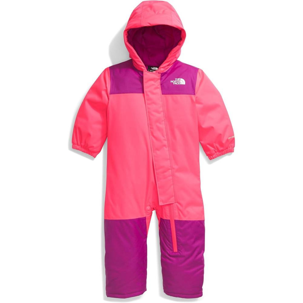 imageTHE NORTH FACE unisex baby Freedom Snowsuit Insulated Winter Snowsuit Water Repellent 3 Piece Hood With Rain Guard TunnelRadiant Poppy