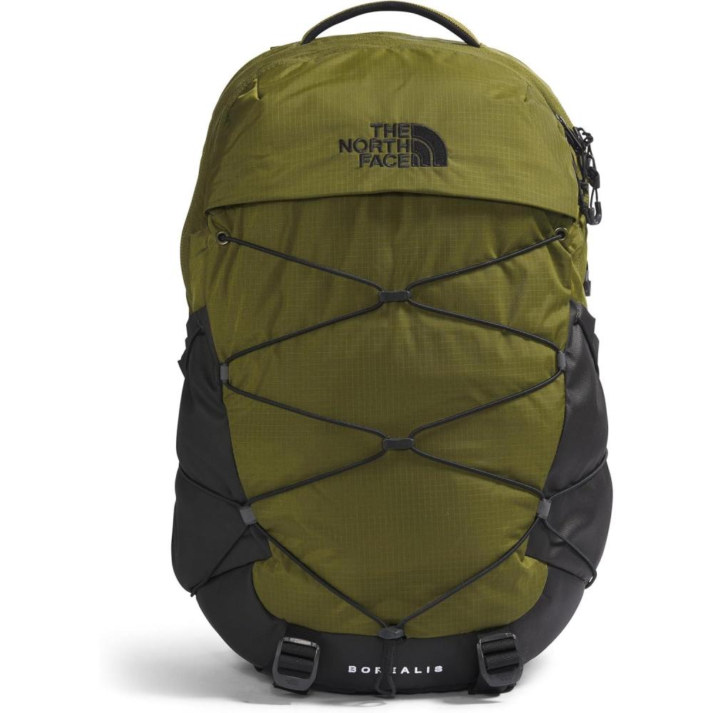 imageThe North Face Borealis Commuter Laptop Backpack Water Repellent Finish 16quot Laptop Sleeve Large Main Compartment for Everyday Carry GravelTNF BlackNPF One SizeForest OliveTnf Blacknpf