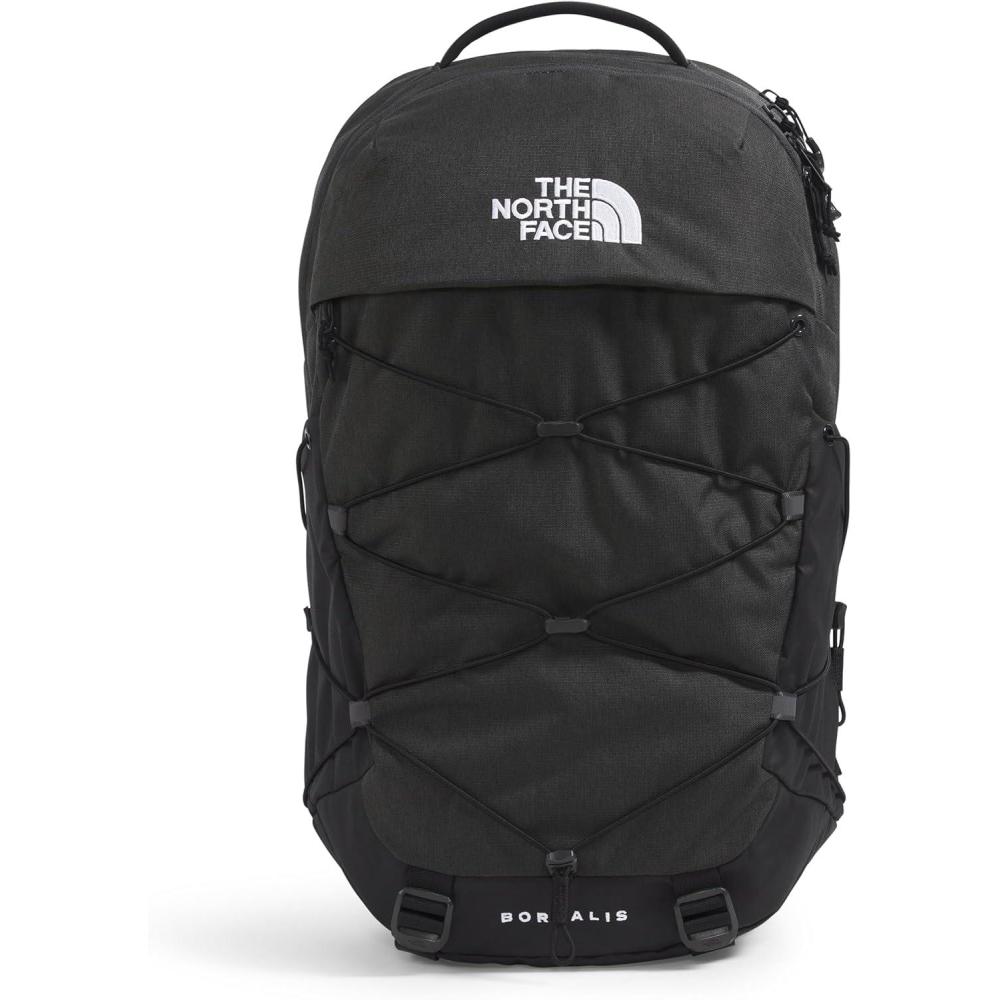 imageThe North Face Borealis Commuter Laptop Backpack Water Repellent Finish 16quot Laptop Sleeve Large Main Compartment for Everyday Carry GravelTNF BlackNPF One SizeAsphalt Grey Light HeatherTnf Blacknpf