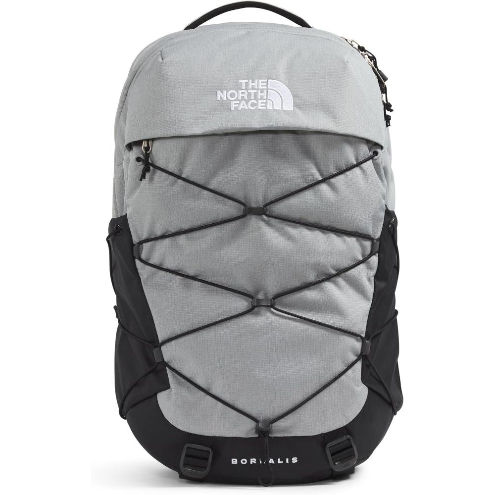 imageThe North Face Borealis Commuter Laptop Backpack Water Repellent Finish 16quot Laptop Sleeve Large Main Compartment for Everyday Carry GravelTNF BlackNPF One SizeMeld Grey Dark HeatherTnf Blacknpf