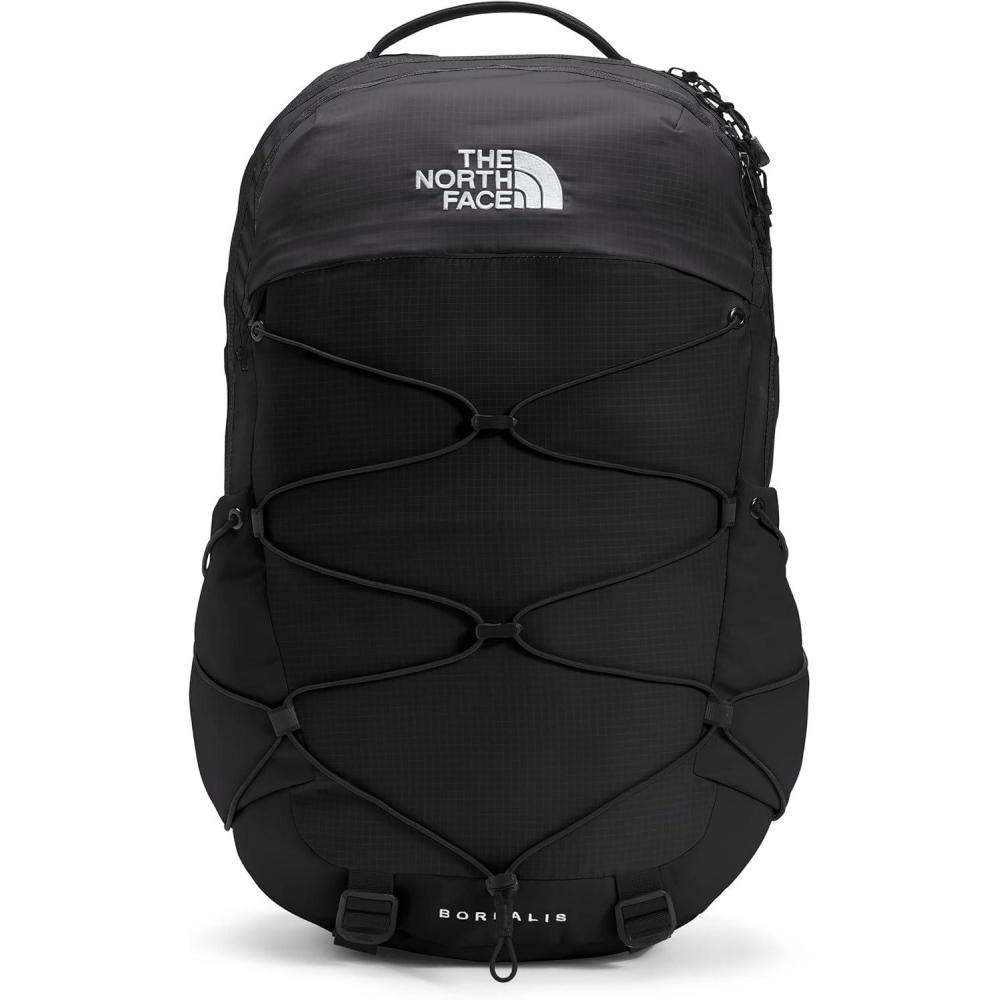 imageThe North Face Borealis Commuter Laptop Backpack Water Repellent Finish 16quot Laptop Sleeve Large Main Compartment for Everyday Carry GravelTNF BlackNPF One SizeTnf BlackTnf Black