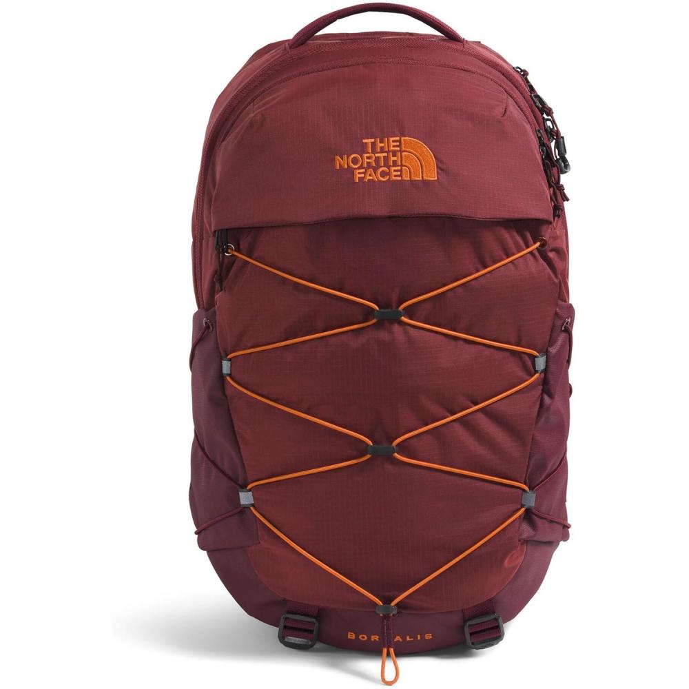 imageThe North Face Borealis Commuter Laptop Backpack Water Repellent Finish 16quot Laptop Sleeve Large Main Compartment for Everyday Carry GravelTNF BlackNPF One SizeSumacIron Bronze