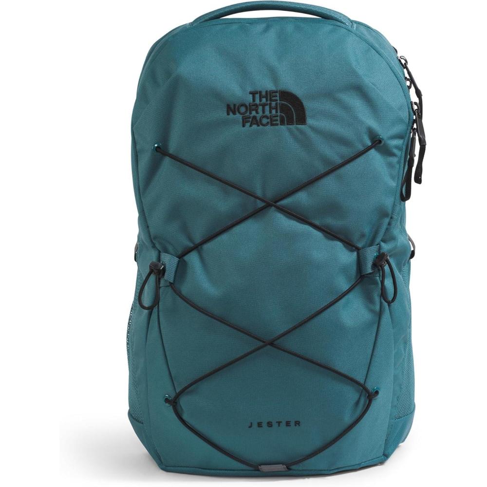 imageThe North Face Jester Everyday Laptop Backpack Commuter Daypack with Water Repellent Finish 16quot Laptop Sleeve Huge Main Compartment Khaki StoneForest Olive One SizeSpaceTnf Black