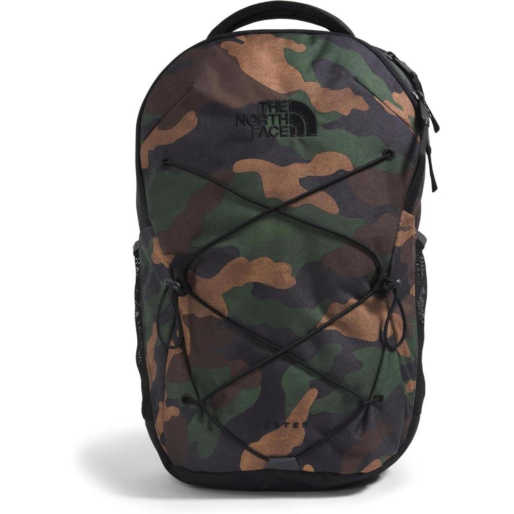 imageThe North Face Jester Everyday Laptop Backpack Commuter Daypack with Water Repellent Finish 16quot Laptop Sleeve Huge Main Compartment Khaki StoneForest Olive One SizeTnf Black CamoTnf Black