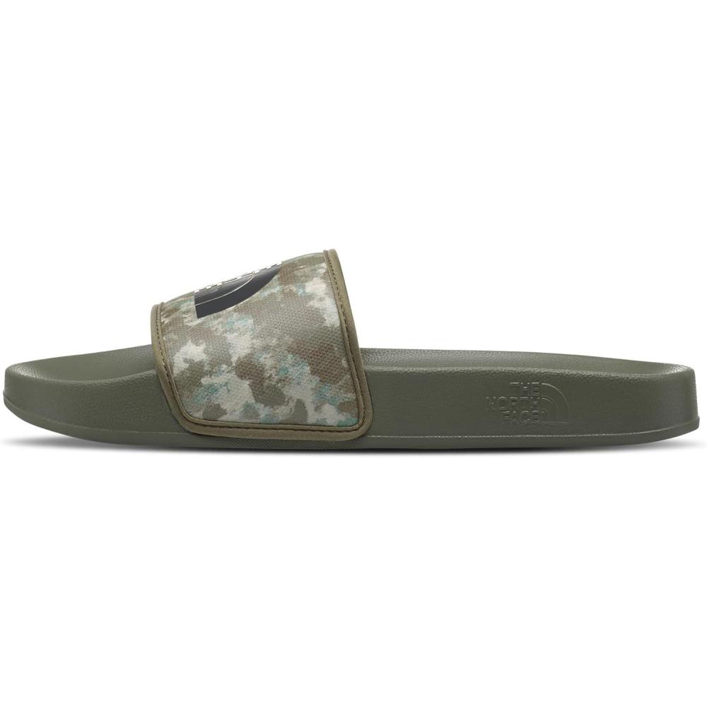 imageThe North Face Mens Base Camp Slide III Sandal Highly Cushioned Durable TPU Strap ampamp Rubber Outsole Military Olive Stippled Camo PrintTNF Black 9