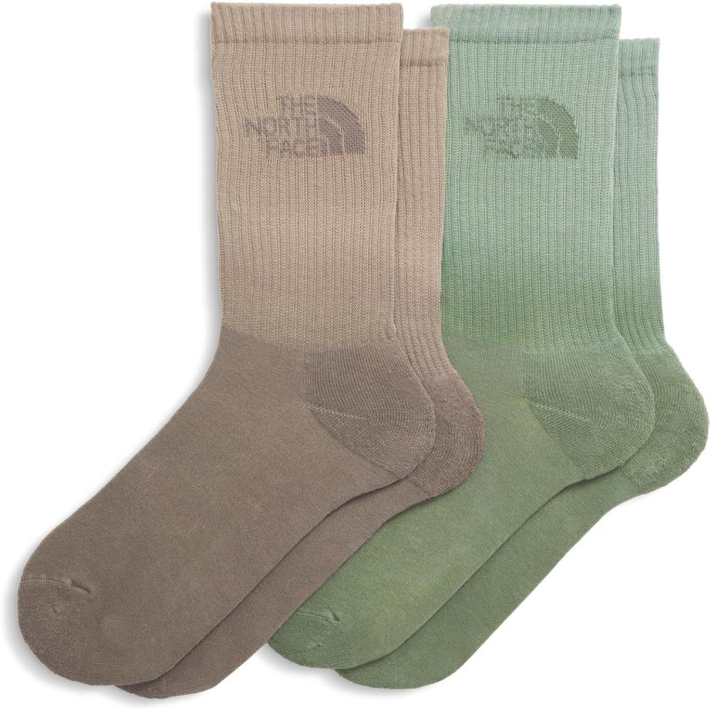 imageThe North Face Unisex Everyday Dip Dye Crew SockBark MistSlate MossMocha BrownMushroom Grey