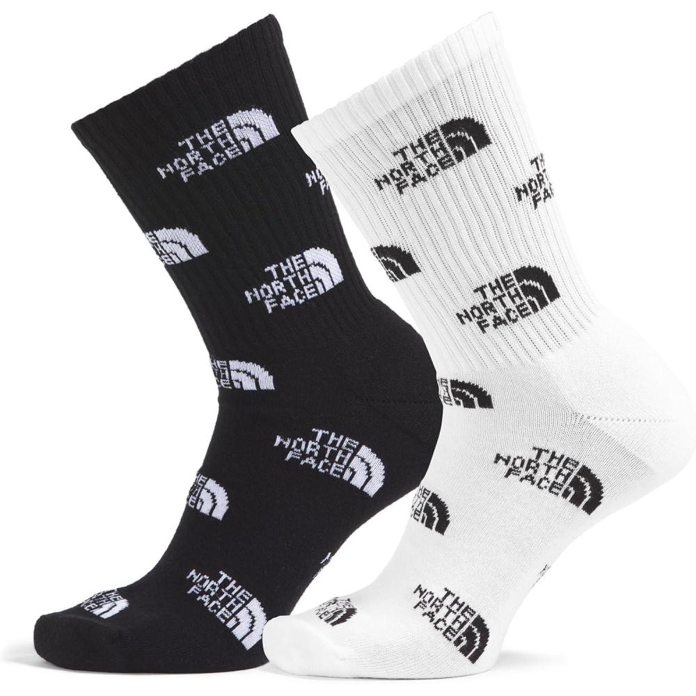 imageThe North Face Unisex Everyday Logo Crew SockTnf BlackTnf White