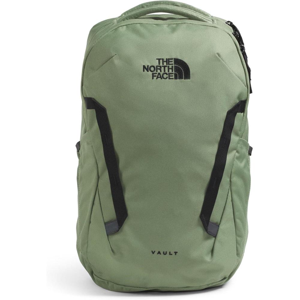 imageThe North Face Vault Everyday Laptop Backpack  Commuter Travel Bag with WaterRepellent Finish Spacious Main Compartment TNF BlackNPF One SizeBark MistTnf Black