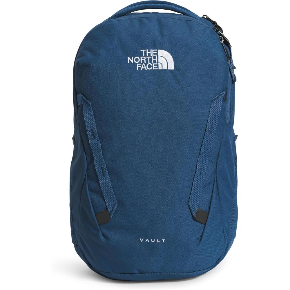 imageThe North Face Vault Everyday Laptop Backpack  Commuter Travel Bag with WaterRepellent Finish Spacious Main Compartment TNF BlackNPF One SizeShady BlueTnf Whitenpf