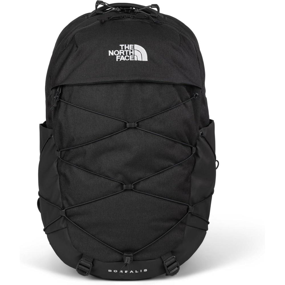 imageThe North Face Womens Borealis Commuter Laptop Backpack Everyday Travel Bag with 16quot Laptop Sleeve WomenSpecific Fit Reflective Details TNF BlackTNF WhiteNPF One SizeTnf Dark Grey Heather