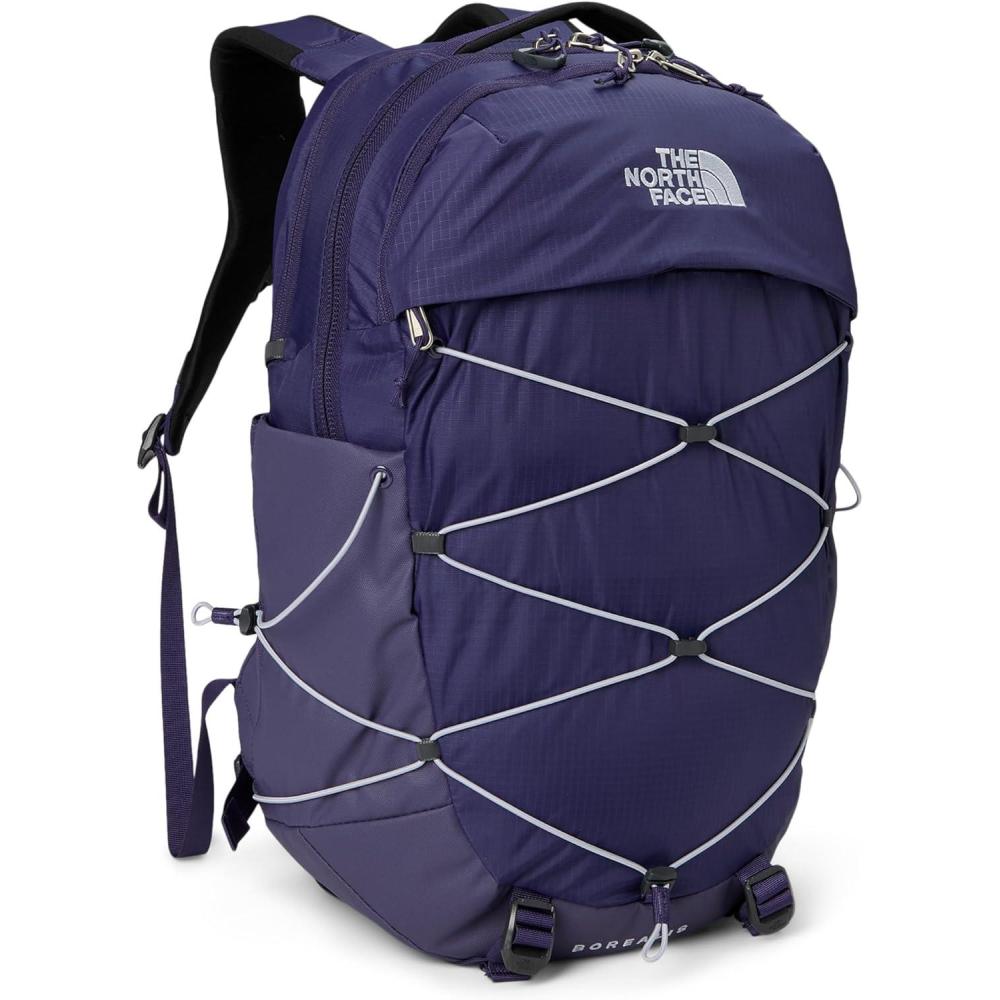 imageThe North Face Womens Borealis Commuter Laptop Backpack  Everyday Travel Bag with 16quot Laptop Sleeve WomenSpecific Fit Reflective Details TNF BlackTNF WhiteNPF One SizeEternal PurpleBlue Flax