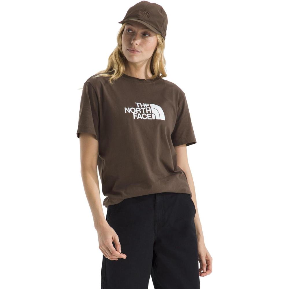 imageThe North Face Womens Evolution Short Sleeve Half Dome TeeSmokey BrownTnf White