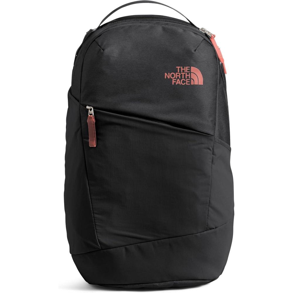 imageThe North Face Womens Isabella 30 Backpack Everyday Travel Bag with 16quot Laptop Sleeve WaterRepellent Finish WomenSpecific Fit Blue Eclipse Light HeatherTNF White One SizeTnf Black Light HeatherBurnt Coral Metallicnpf