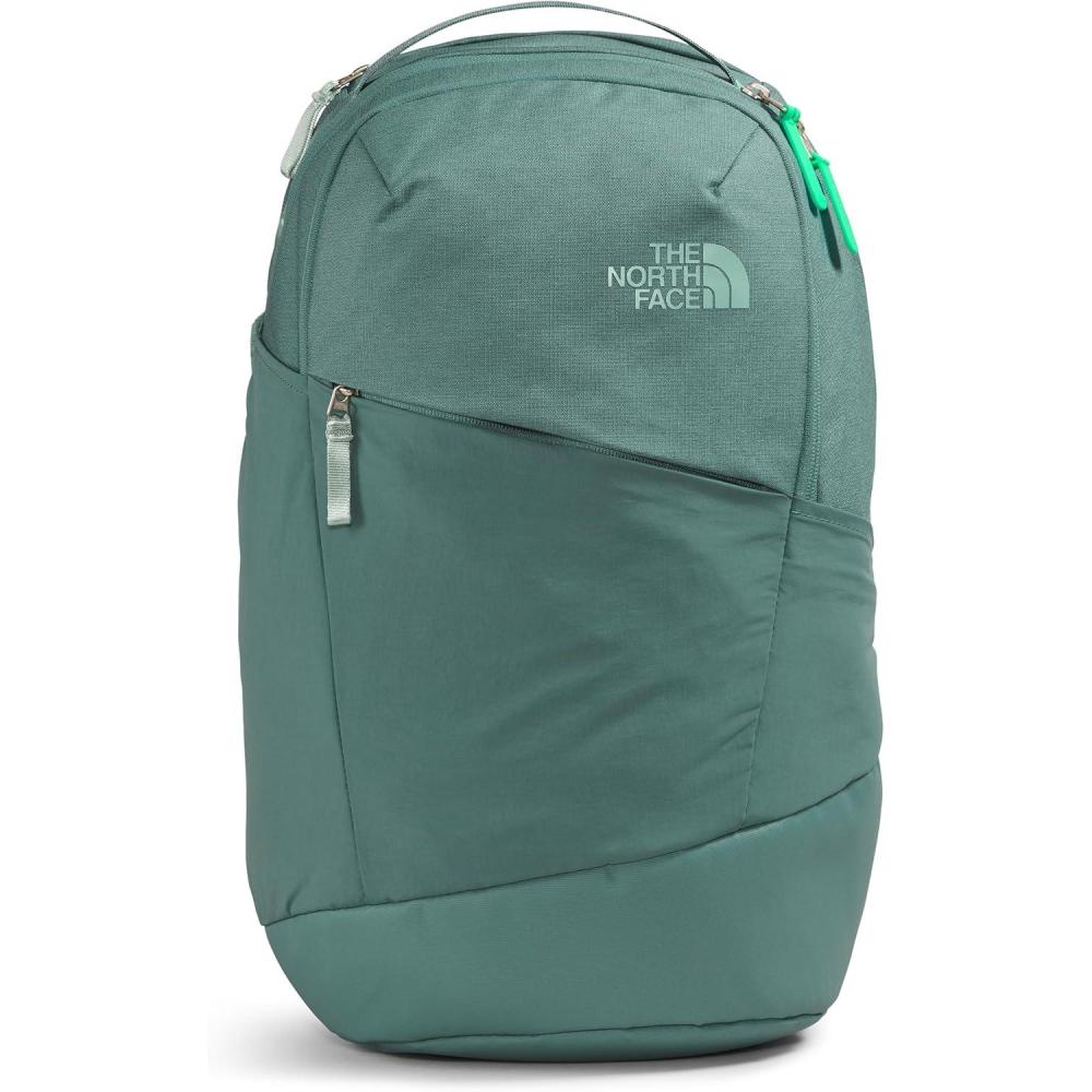 imageThe North Face Womens Isabella 30 Backpack Everyday Travel Bag with 16quot Laptop Sleeve WaterRepellent Finish WomenSpecific Fit Blue Eclipse Light HeatherTNF White One SizeDark Sage Light HeatherChlorophyll Green