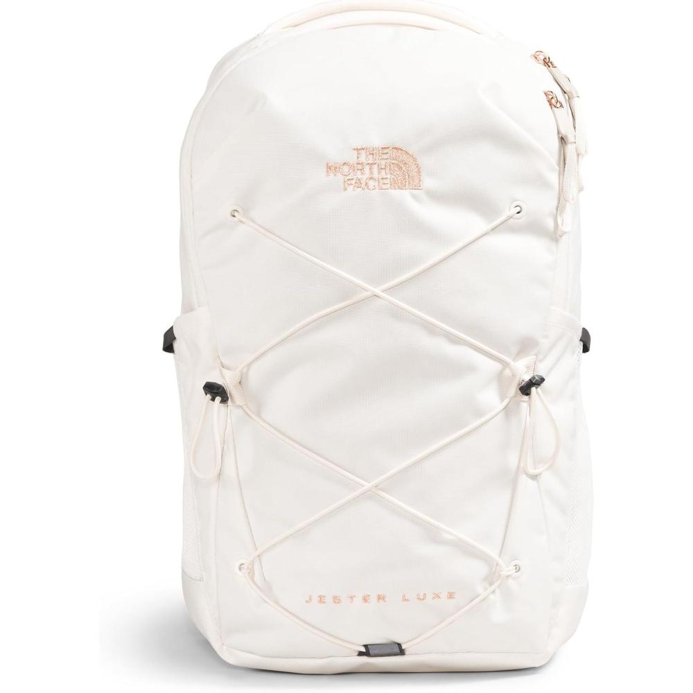 imageThe North Face Womens Jester Everyday Laptop Backpack  Commuter Travel Bag with Laptop Sleeve WaterRepellent Finish Spacious Compartment Steel Blue One SizeGardenia WhiteBurnt Coral Metallic