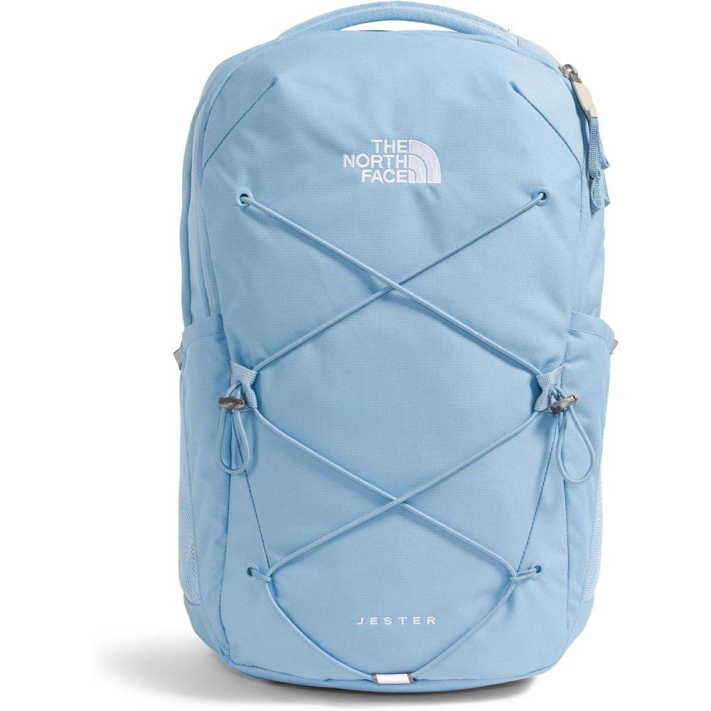 imageThe North Face Womens Jester Everyday Laptop Backpack  Commuter Travel Bag with Laptop Sleeve WaterRepellent Finish Spacious Compartment Steel Blue One SizeSteel Blue