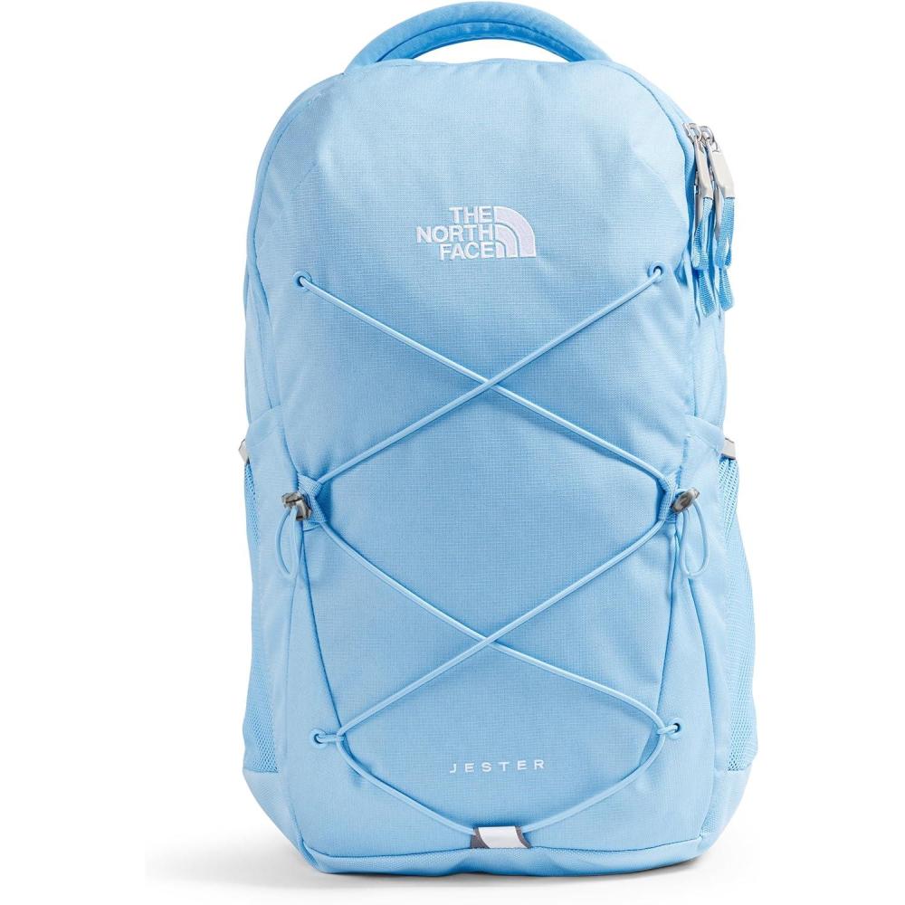 imageThe North Face Womens Jester Everyday Laptop Backpack  Commuter Travel Bag with Laptop Sleeve WaterRepellent Finish Spacious Compartment Steel Blue One SizeCornflower Dark HeatherCornflower