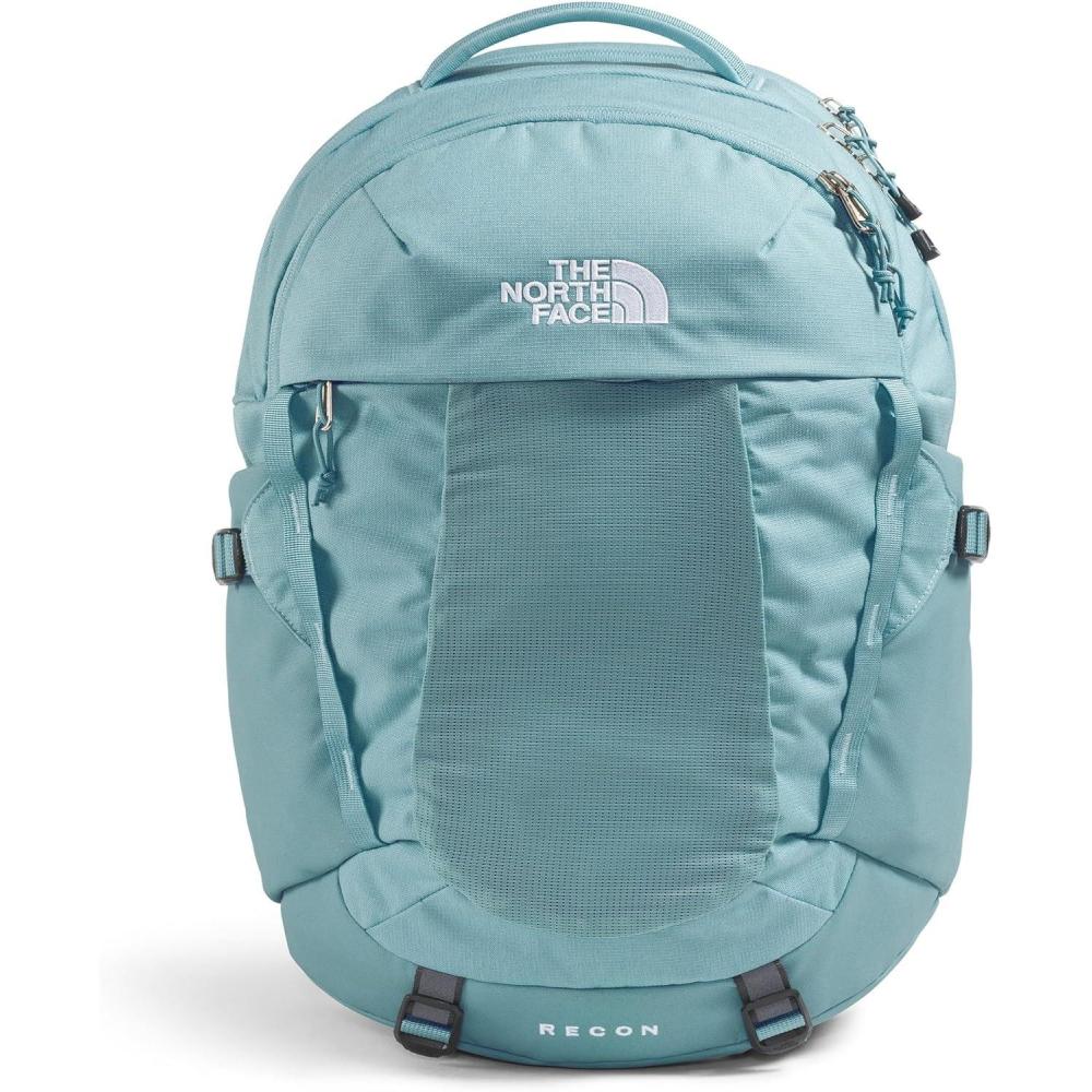 imageThe North Face Womens Recon Everyday Laptop Backpack Commuter Travel Bag with 16quot Laptop Sleeve WaterRepellent Finish WomenSpecific Fit Blue Eclipse Light HeatherBlue Eclipse One SizeBlue Eclipse Light HeatherBlue Eclipse