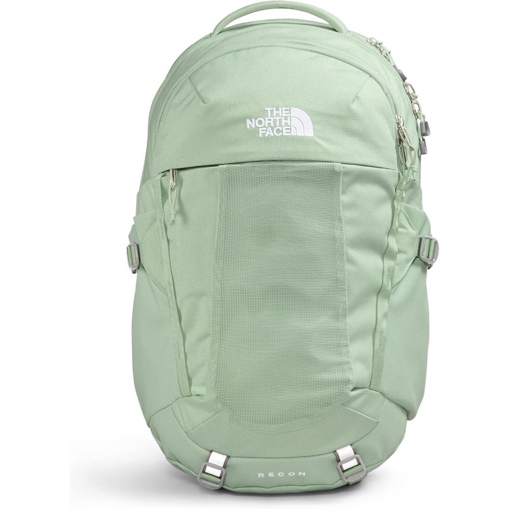 imageThe North Face Womens Recon Everyday Laptop Backpack  Commuter Travel Bag with 16quot Laptop Sleeve WaterRepellent Finish WomenSpecific Fit Blue Eclipse Light HeatherBlue Eclipse One SizeMisty Sage Dark HeatherMeld Grey