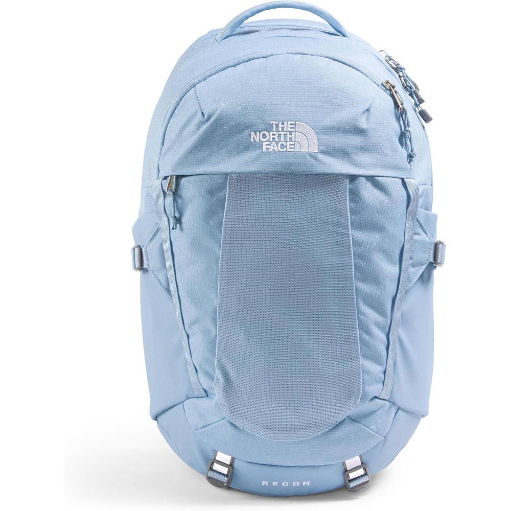 imageThe North Face Womens Recon Everyday Laptop Backpack Commuter Travel Bag with 16quot Laptop Sleeve WaterRepellent Finish WomenSpecific Fit Blue Eclipse Light HeatherBlue Eclipse One SizeSteel Blue Dark HeatherSteel Bluenpf