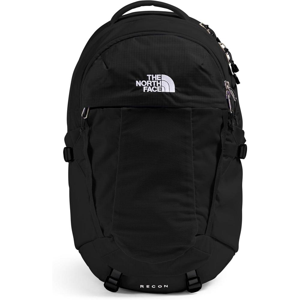 imageThe North Face Womens Recon Everyday Laptop Backpack Commuter Travel Bag with 16quot Laptop Sleeve WaterRepellent Finish WomenSpecific Fit Blue Eclipse Light HeatherBlue Eclipse One SizeTnf BlackTnf Blacknpf