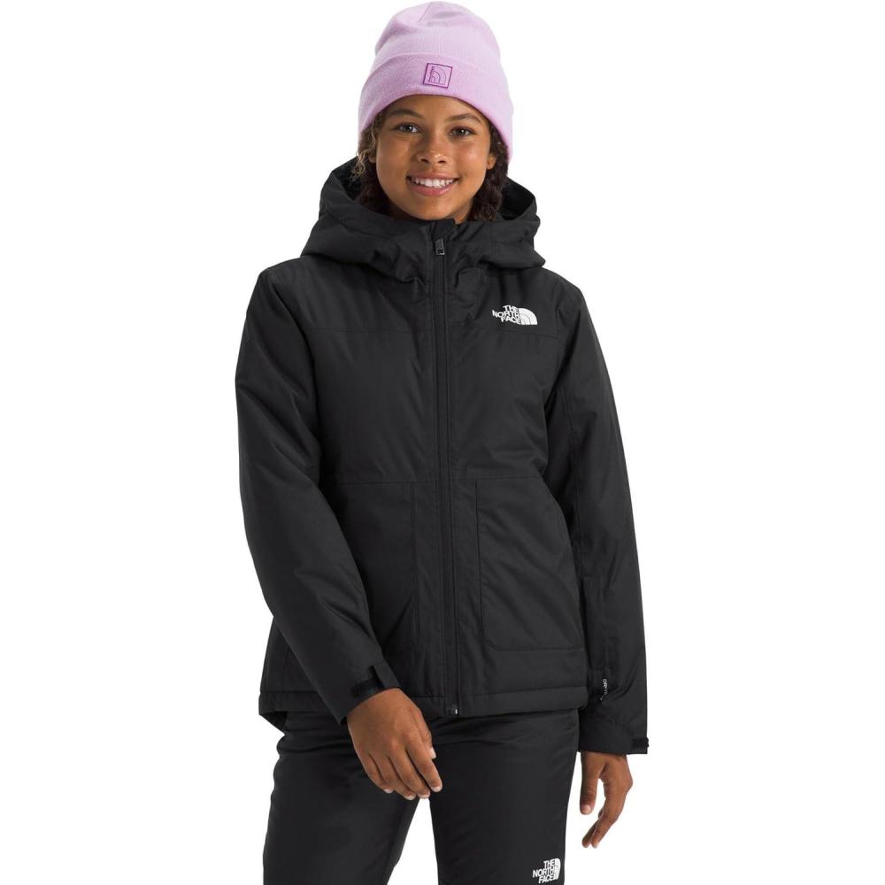 imageThe North Face girls Freedom Insulated Jacket Little KidBig KidTnf Black