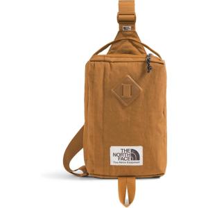 THE NORTH FACE Berkeley Field Bag | Water Repellent Vintage Style Travel Essential, SIing Holds Water Bottles, Phones & Keys(Timber Tan/Tnf Black)