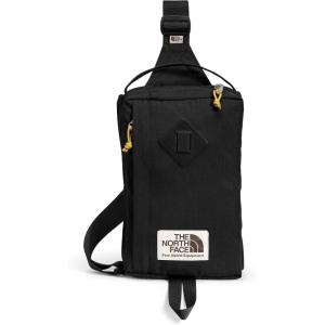 THE NORTH FACE Berkeley Field Bag | Water Repellent Vintage Style Travel Essential, SIing Holds Water Bottles, Phones & Keys(Tnf Black/Mineral Gold-npf)