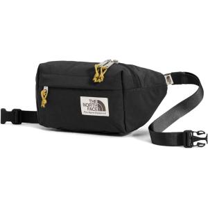 THE NORTH FACE Berkeley Lumbar Bag | Water-repellent Fanny Pack for Men & Women, External Pocket & Adjustable Strap(TNF Black/Mineral Gold-NPF)