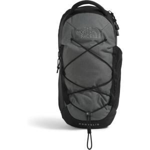 THE NORTH FACE Borealis SIing Bag | Crossbody Adjustable Strap, Water Repellent Finish, Multiple Compartments, Tablet Sleeve(Asphalt Grey Light Heather/Tnf Black)