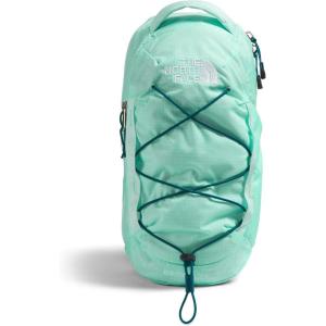 THE NORTH FACE Borealis SIing Bag | Crossbody Adjustable Strap, Water Repellent Finish, Multiple Compartments, Tablet Sleeve(Crater Aqua/Blue Moss)