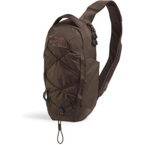 THE NORTH FACE Borealis SIing Bag | Crossbody Adjustable Strap, Water Repellent Finish, Multiple Compartments, Tablet Sleeve(Smokey Brown/Latte)