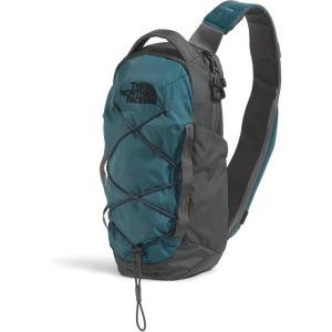 THE NORTH FACE Borealis SIing Bag | Crossbody Adjustable Strap, Water Repellent Finish, Multiple Compartments, Tablet Sleeve(Space/Anthracite Grey)