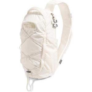 THE NORTH FACE Borealis SIing Bag | Crossbody Adjustable Strap, Water Repellent Finish, Multiple Compartments, Tablet Sleeve(White Dune/Gravel)