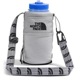THE NORTH FACE Borealis Water Bottle Holder | Adjustable Strap, Water-Repellent Finish, External Pocket with Key Hook(Meld Grey Dark Heather/Tnf Black-npf)
