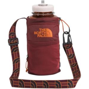 THE NORTH FACE Borealis Water Bottle Holder | Adjustable Strap, Water-Repellent Finish, External Pocket with Key Hook(Sumac/Iron Bronze One Size)