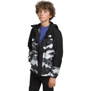THE NORTH FACE Boys’ Antora Waterproof Rain Jacket(Tnf Black Mountain Traverse Print)