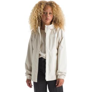 THE NORTH FACE Girls’ Antora Rain Jacket | Waterproof, Breathable, 3-piece Hood, Secure Zip Hand Pocket(White Dune/White Dune)