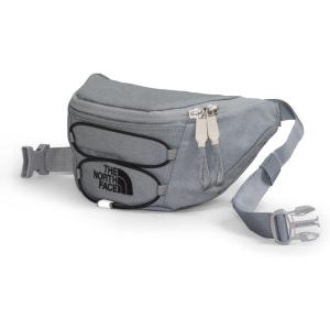 THE NORTH FACE Jester Lumbar Pack | Fanny Pack With Water Repellent Finish, 2.2 Liters, Crossbody Adjustable Strap(Mid Grey Dark Heather/TNF Black)