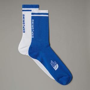 THE NORTH FACE Unisex Everyday Nse Crew Sock(Tnf Blue/Tnf White)