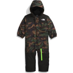 THE NORTH FACE unisex baby Freedom Snowsuit Insulated Winter Snowsuit, Water Repellent, 3 Piece Hood With Rain Guard Tunnel(Tnf Black Tnf Camo Small Print)