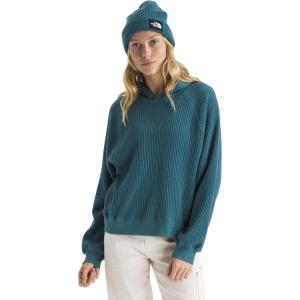 THE NORTH FACE womens Chabot Hoodie | 2 Piece Hood With Front Overlap, Rib Knit Cuffs & Hem, Raglan Sleeves & Logo Flag Label(Space)