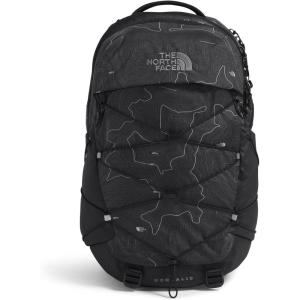 The North Face Borealis Commuter Laptop Backpack | Water Repellent Finish, 16″ Laptop Sleeve, Large Main Compartment for Everyday Carry, Gravel/TNF Black-NPF, One Size(Tnf Black Topo Print/Smoked Pearl)