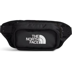 The North Face Explore Hip Fanny Pack | Crossbody Sling with Water Repellent Finish, 3 Liters, Adjustable Strap, TNF Black/TNF White-NPF, One Size(TNF Black/TNF White-NPF)