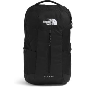 The North Face Lichen Daypack | Everyday Commuter Backpack, 16″ Laptop Sleeve, Water Bottle Pockets, Center Front Vertical Zipper Pouch, Mars Dust Dark Heather/Mars Dust, One Size(Tnf Black/Tnf White)
