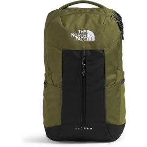 The North Face Lichen Daypack | Everyday Commuter Backpack, 16″ Laptop Sleeve, Water Bottle Pockets, Center Front Vertical Zipper Pouch, Mars Dust Dark Heather/Mars Dust, One Size(Woodland Green/Tnf Black)