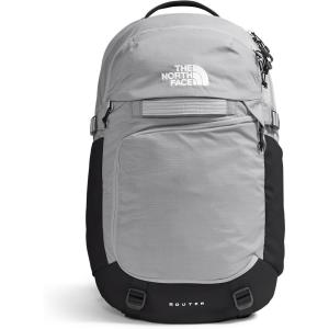 The North Face Router Everyday Laptop Backpack | Daypack with Water Repellent Finish, 17″ Laptop Sleeve, Reflective Details, Asphalt Grey Light Heather/TNF Black-NPF, One Size(Meld Grey/Tnf Black-npf)