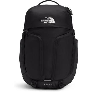 The North Face Surge Commuter Laptop Backpack | Daypack with Water Repellent Finish, 16″ Laptop Sleeve, Reflective Details, Meld Grey Dark Heather/TNF Black-NPF, One Size(Tnf Black/Tnf Black)
