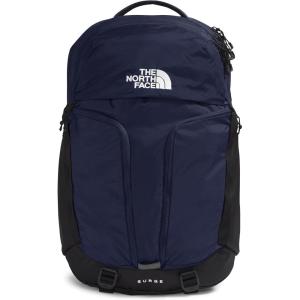 The North Face Surge Commuter Laptop Backpack | Daypack with Water Repellent Finish, 16″ Laptop Sleeve, Reflective Details, Meld Grey Dark Heather/TNF Black-NPF, One Size(Tnf Navy/Tnf Black-npf)